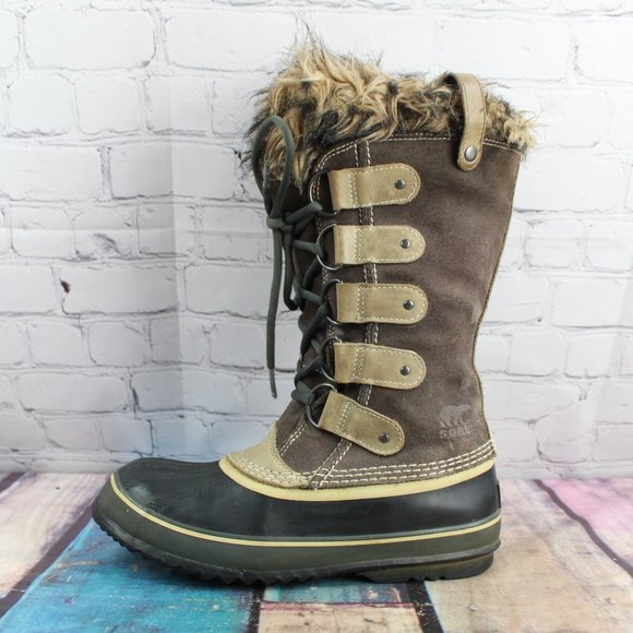 Sorel Shoes - SOREL Joan of Arctic Shale WP Winter Boots Size 8
